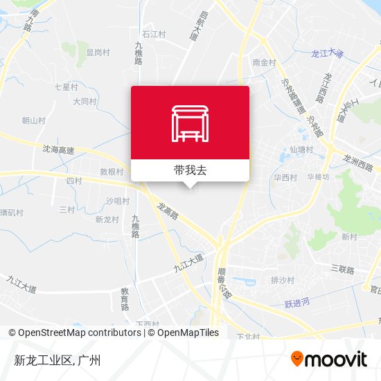 新龙工业区地图