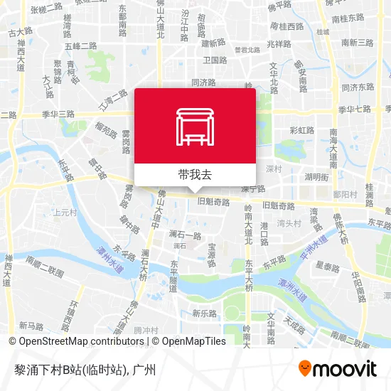 黎涌下村B站(临时站)地图