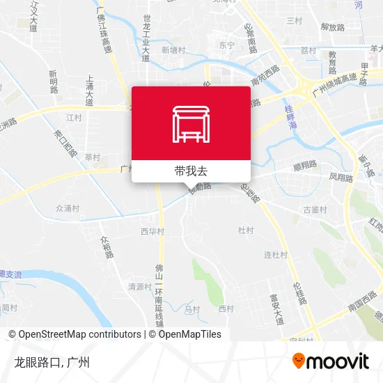 龙眼路口地图