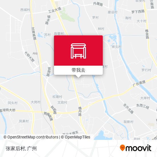 张家后村地图