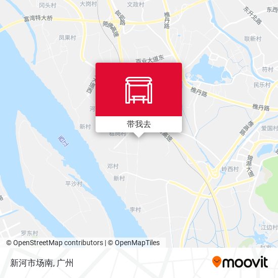 新河市场南地图