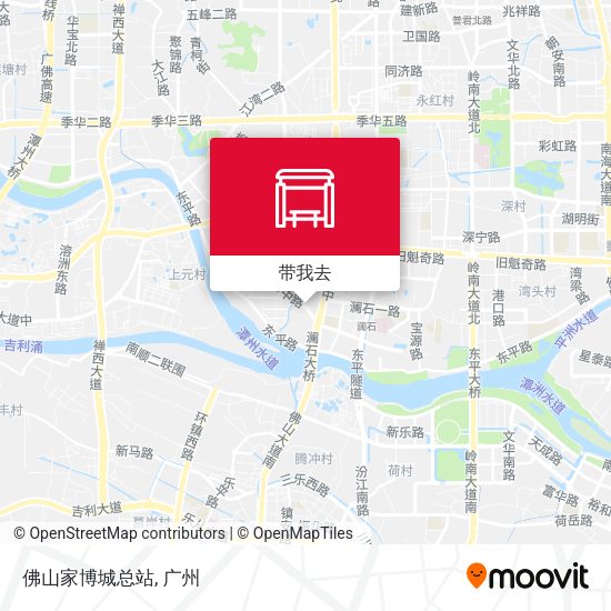 佛山家博城总站地图