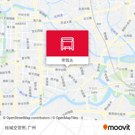 桂城交管所地图