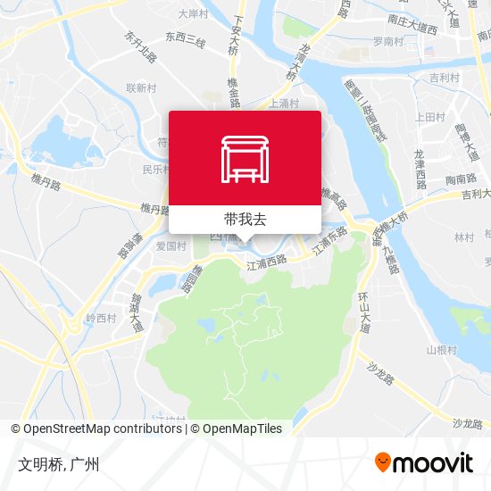 文明桥地图