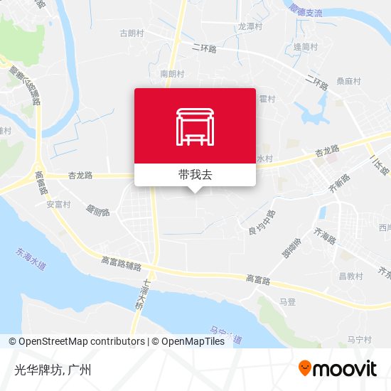 光华牌坊地图