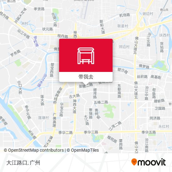 大江路口地图