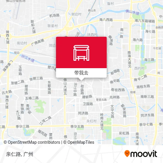 亲仁路地图