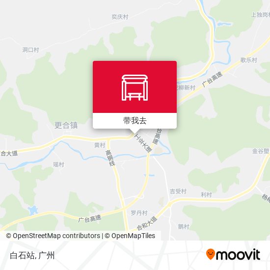 白石站地图