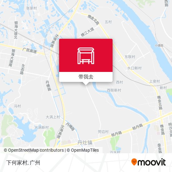 下何家村地图