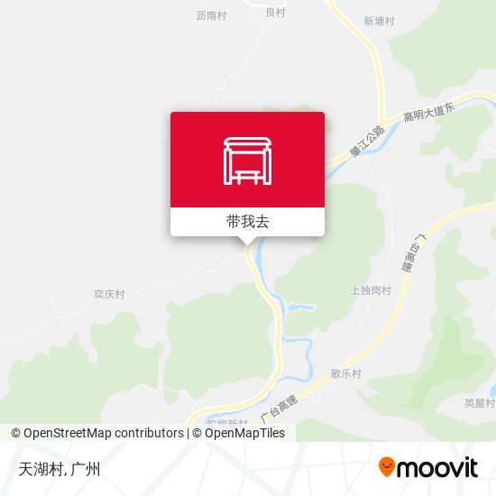 天湖村地图