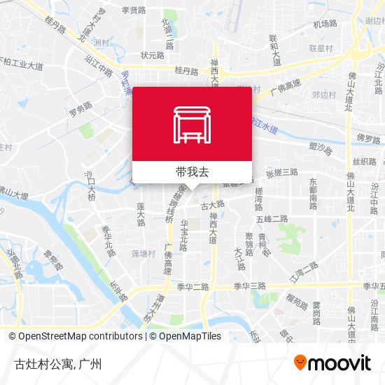 古灶村公寓地图