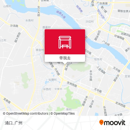 涌口地图