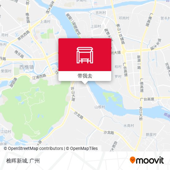 樵晖新城地图