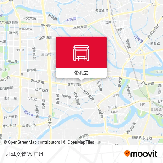 桂城交管所地图