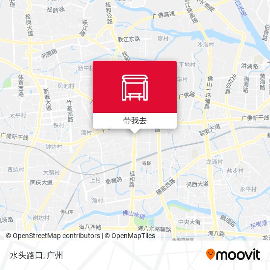 水头路口地图