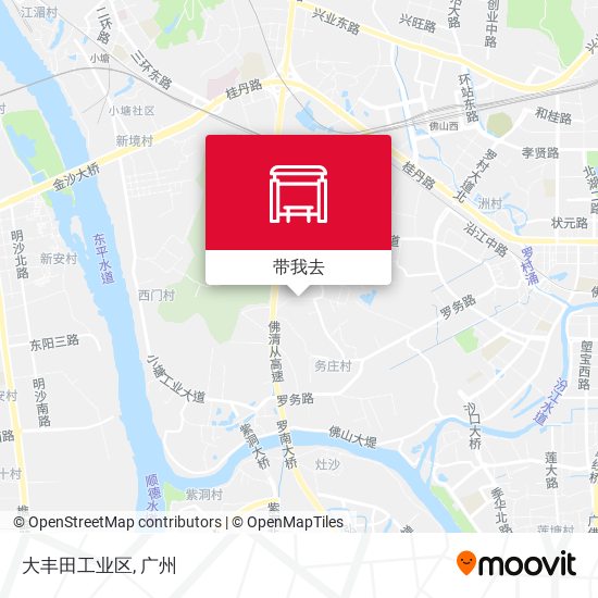 大丰田工业区地图