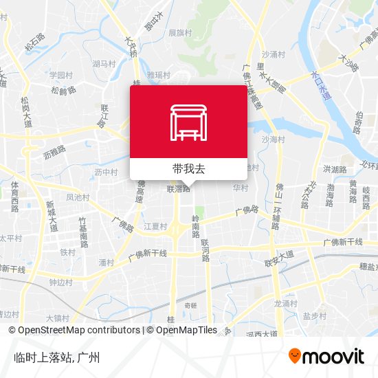 临时上落站地图