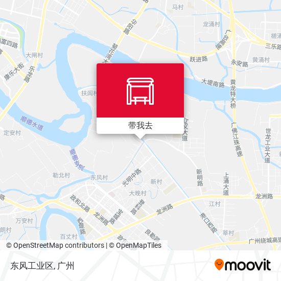 东风工业区地图