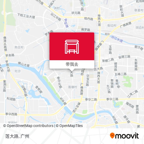 莲大路地图