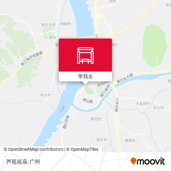 芦苞祖庙地图