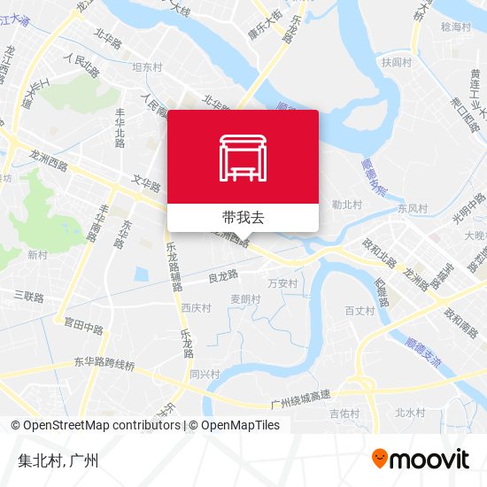 集北村地图