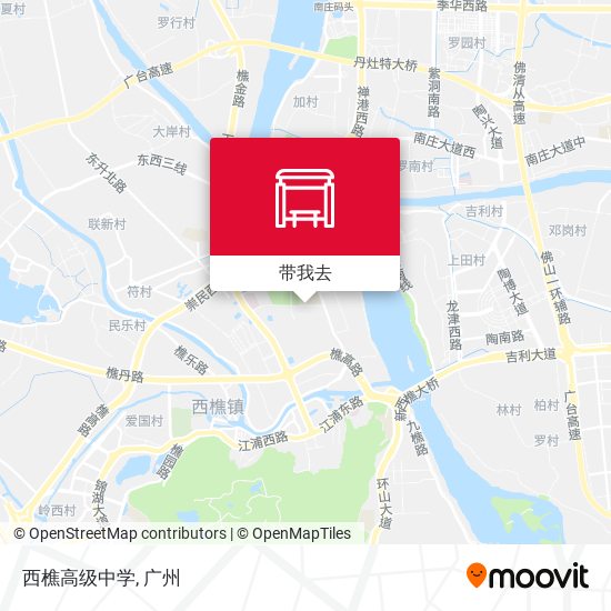 西樵高级中学地图