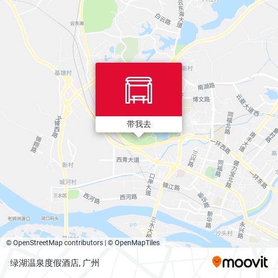 绿湖温泉度假酒店地图