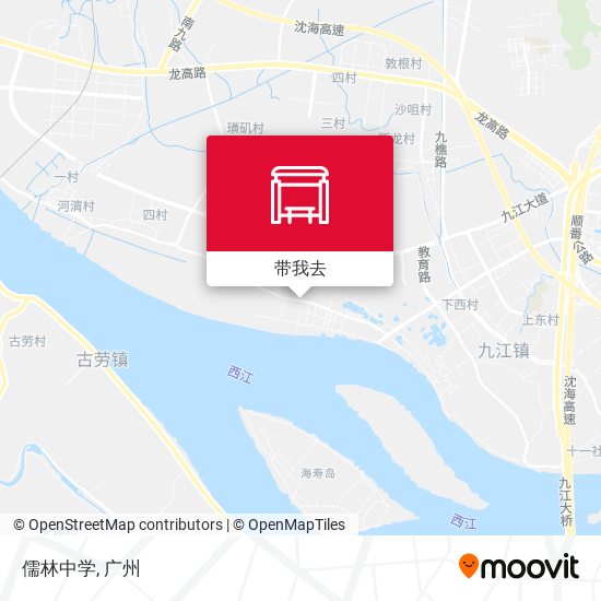 儒林中学地图