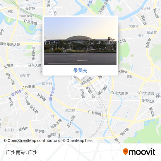 广州南站地图