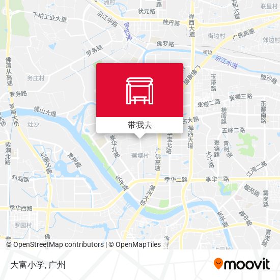 大富小学地图