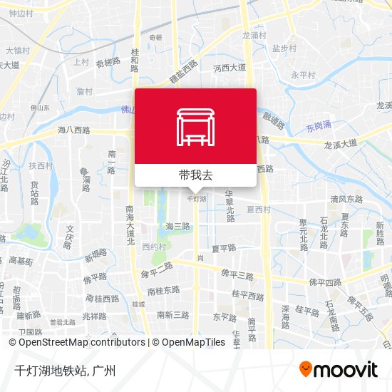 千灯湖地铁站地图