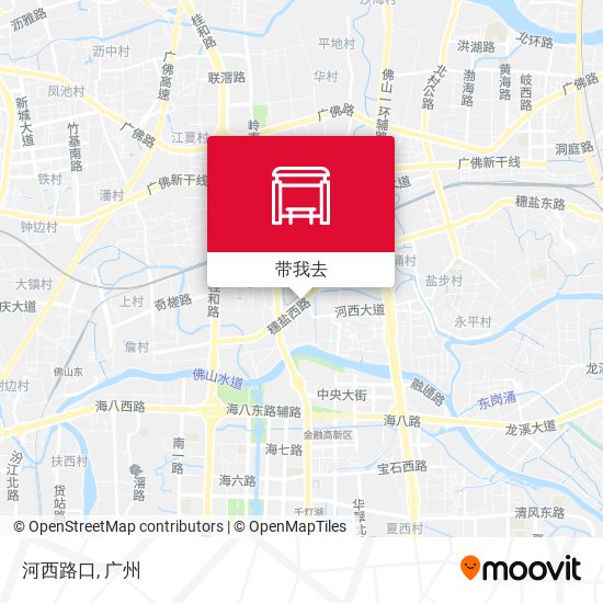 河西路口地图