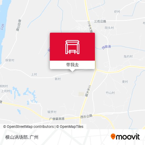 横山涡场部地图