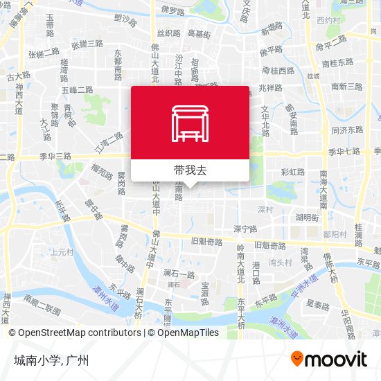 城南小学地图