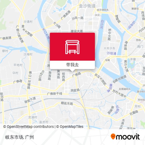 岐东市场地图