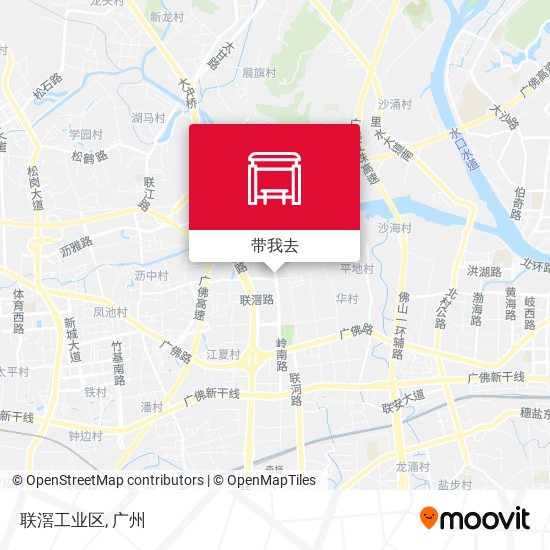联滘工业区地图