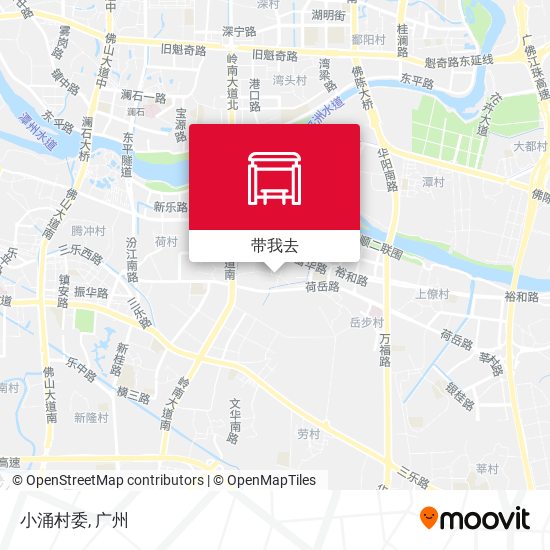 小涌村委地图