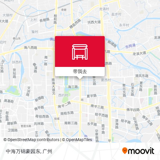 中海万锦豪园东地图