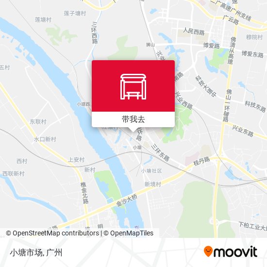小塘市场地图