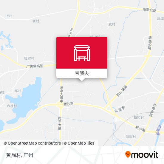 黄局村地图