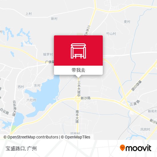 宝盛路口地图