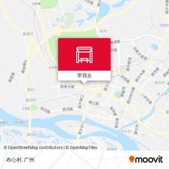 布心村地图