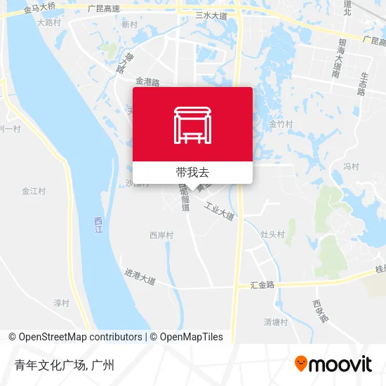 青年文化广场地图