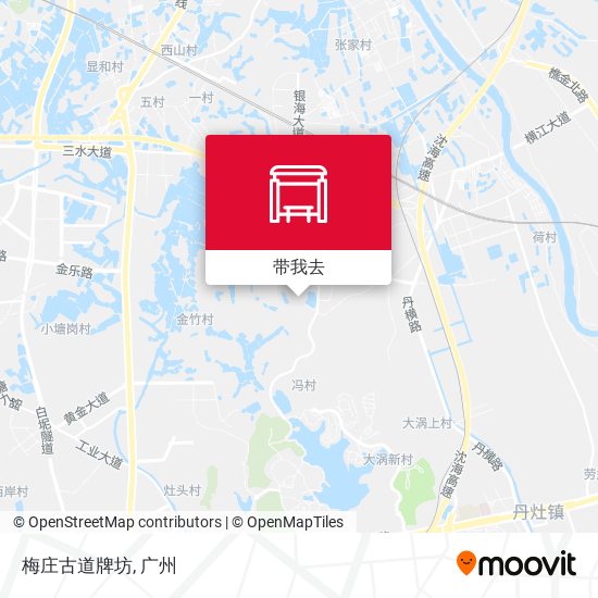 梅庄古道牌坊地图