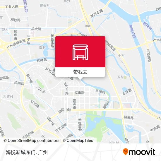 海悦新城东门地图