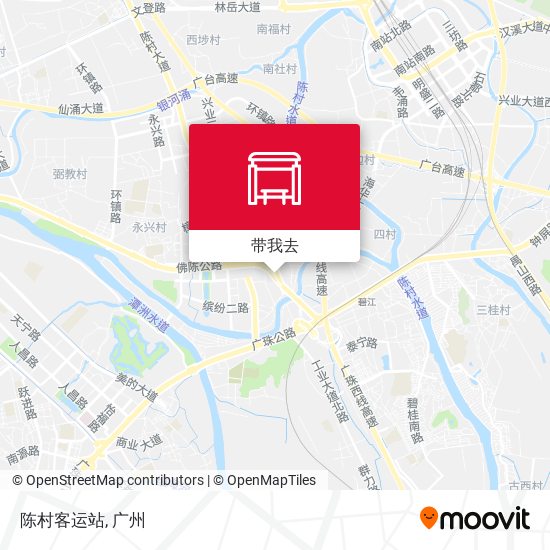 陈村客运站地图