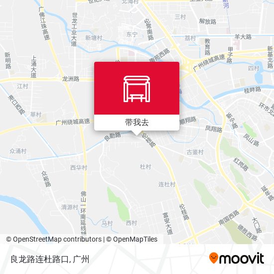 良龙路连杜路口地图