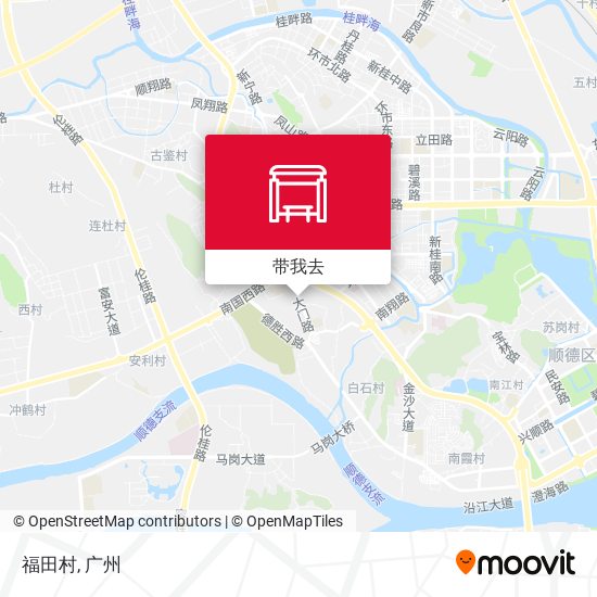 福田村地图