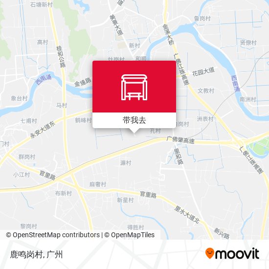 鹿鸣岗村地图