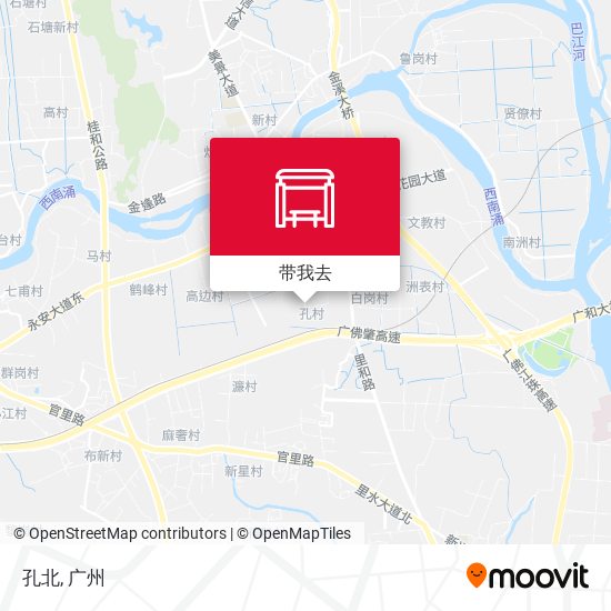 孔北地图